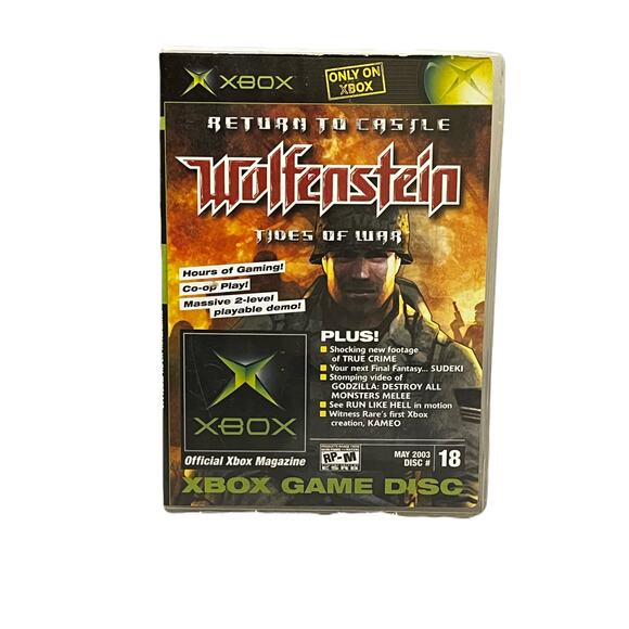 May 2003 Official Xbox Demo Disc 18 Return To Castle Wolfenstein - Picture 1 of 3